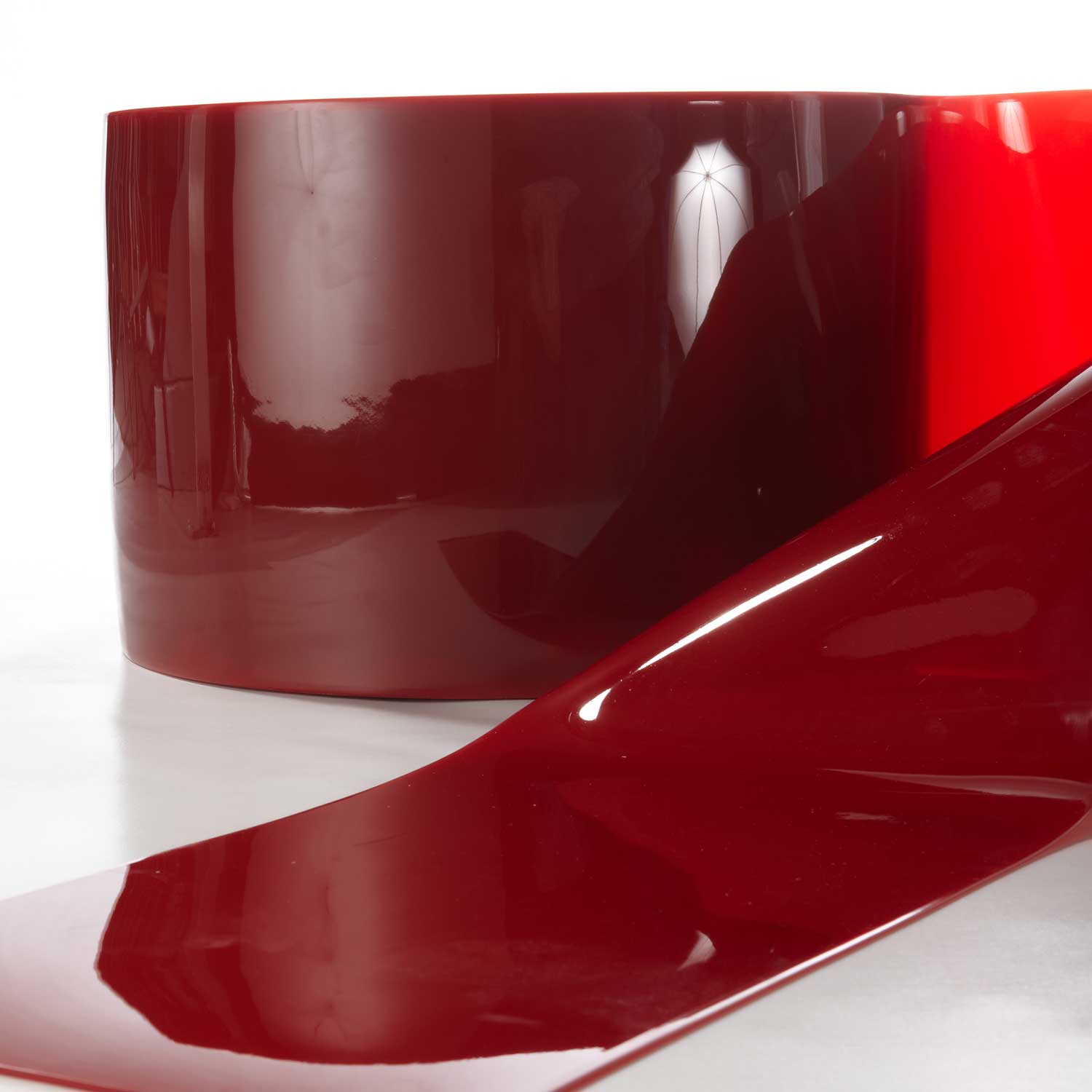 PVC Streifenvorhang Rollenware Schweißerschutzmaterial SL9 rot